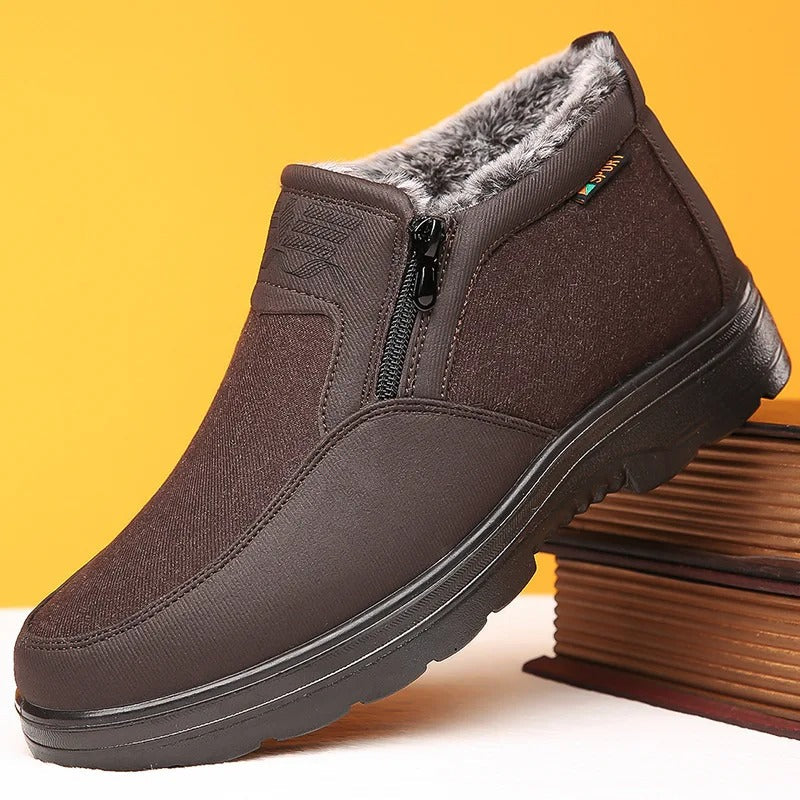 Men’s Winter Shoes with Fleece Lining | Warm Waterproof Boots for Cold Weather