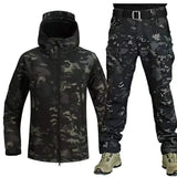 Men’s Winter Tracksuit with Coat and Pants | Warm Outdoor Cargo Set