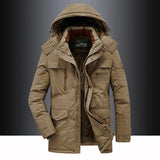 Men’s Winter Jacket | Hooded Windproof Coat | Warm Padded Outerwear | Versatile Outdoor Layer