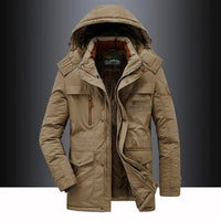 Men’s Winter Jacket | Hooded Windproof Coat | Warm Padded Outerwear | Versatile Outdoor Layer