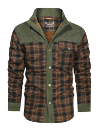 Men’s Lumber Jacket with Fur Lining in Winter Style | Warm Casual Coat