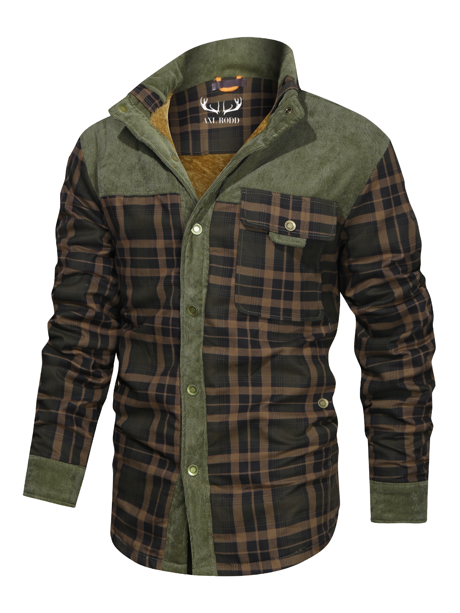 Men’s Lumber Jacket with Fur Lining in Winter Style | Warm Casual Coat