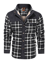 Men’s Lumber Jacket with Fur Lining in Winter Style | Warm Casual Coat