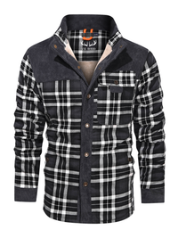 Men’s Lumber Jacket with Fur Lining in Winter Style | Warm Casual Coat