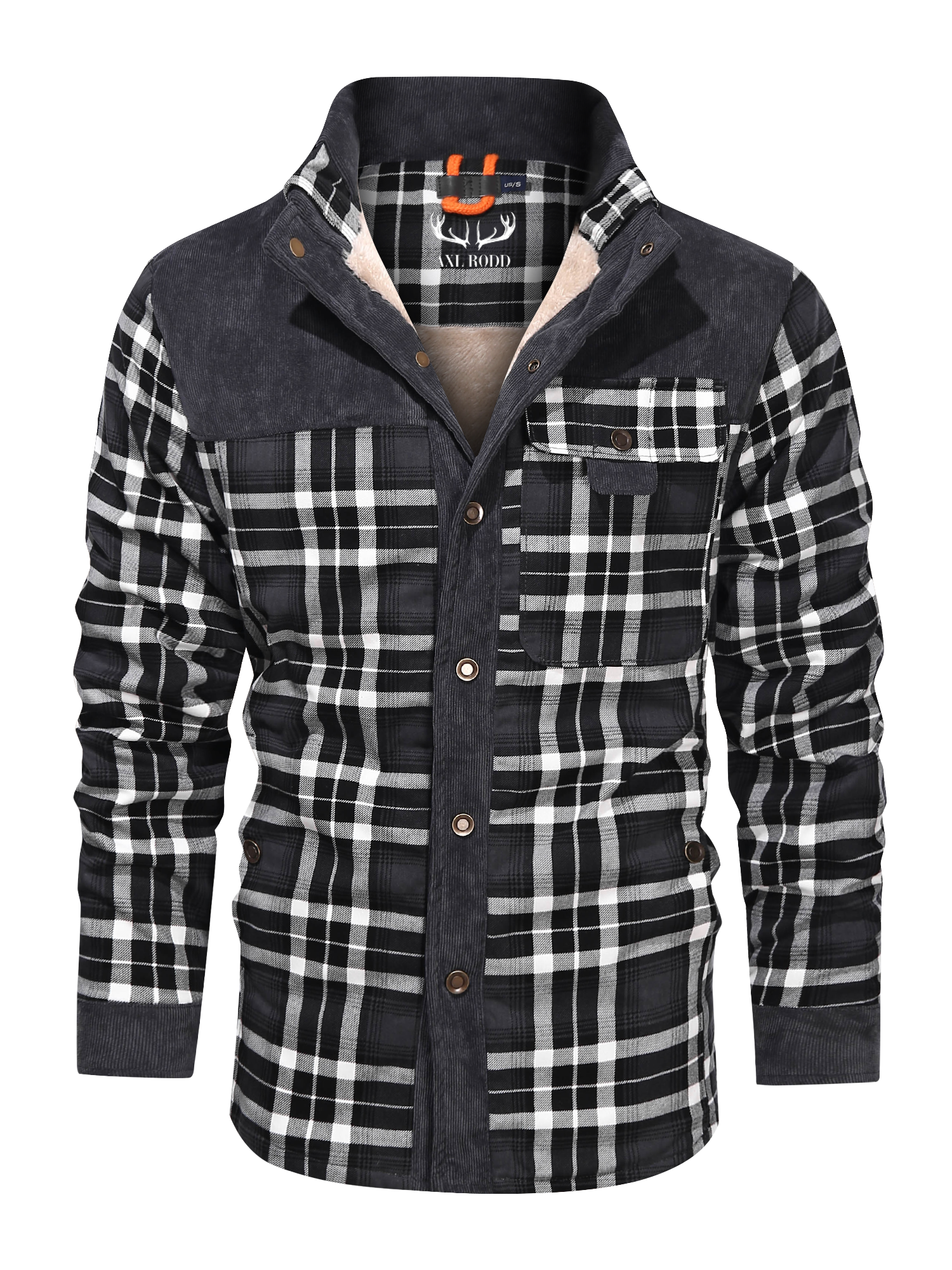 Men’s Lumber Jacket with Fur Lining in Winter Style | Warm Casual Coat