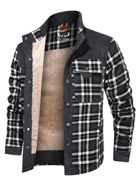 Men’s Lumber Jacket with Fur Lining in Winter Style | Warm Casual Coat