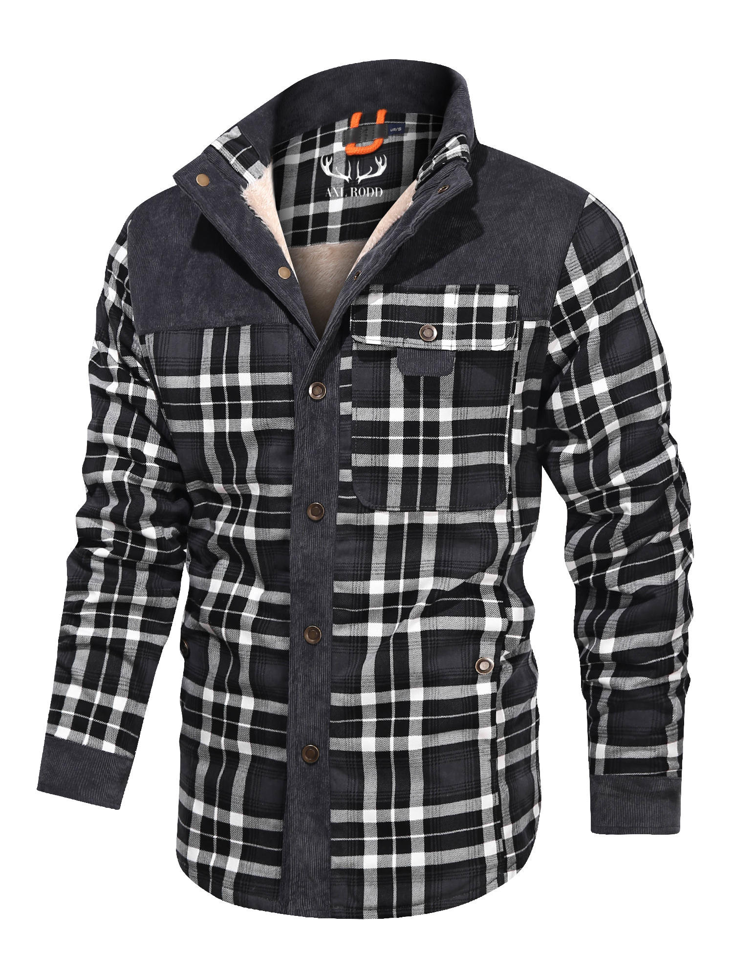 Men’s Lumber Jacket with Fur Lining in Winter Style | Warm Casual Coat