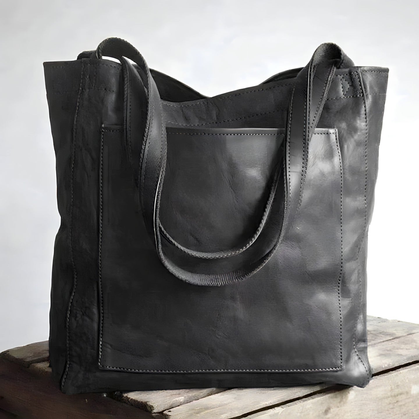 Women’s Leather Shoulder Bag | Elegant Handbag | Large Everyday Tote | Stylish Functional Design