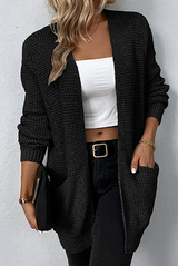 Women’s Long Sleeve Cardigan | Everyday Knitwear Layer for Autumn and Winter