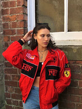 Women’s Bomber Jacket in Sporty Zip-Up Style | Lightweight Casual Outerwear
