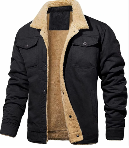Men’s Bomber Jacket in Thermal Windproof Style | Stylish Winter Outerwear