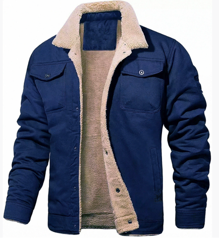 Men’s Bomber Jacket in Thermal Windproof Style | Stylish Winter Outerwear