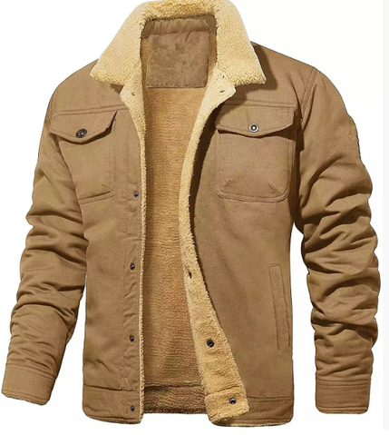 Men’s Bomber Jacket in Thermal Windproof Style | Stylish Winter Outerwear