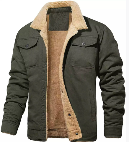 Men’s Bomber Jacket in Thermal Windproof Style | Stylish Winter Outerwear