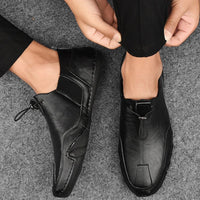 Men’s Barefoot Loafers in Classic Slip-On Style | Comfortable Walking Shoes