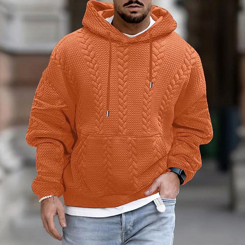 Men’s Printed Hoodie in Relaxed Streetwear Style | Casual Knit Sweatshirt