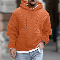 Men’s Printed Hoodie in Relaxed Streetwear Style | Casual Knit Sweatshirt