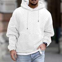 Men’s Printed Hoodie in Relaxed Streetwear Style | Casual Knit Sweatshirt