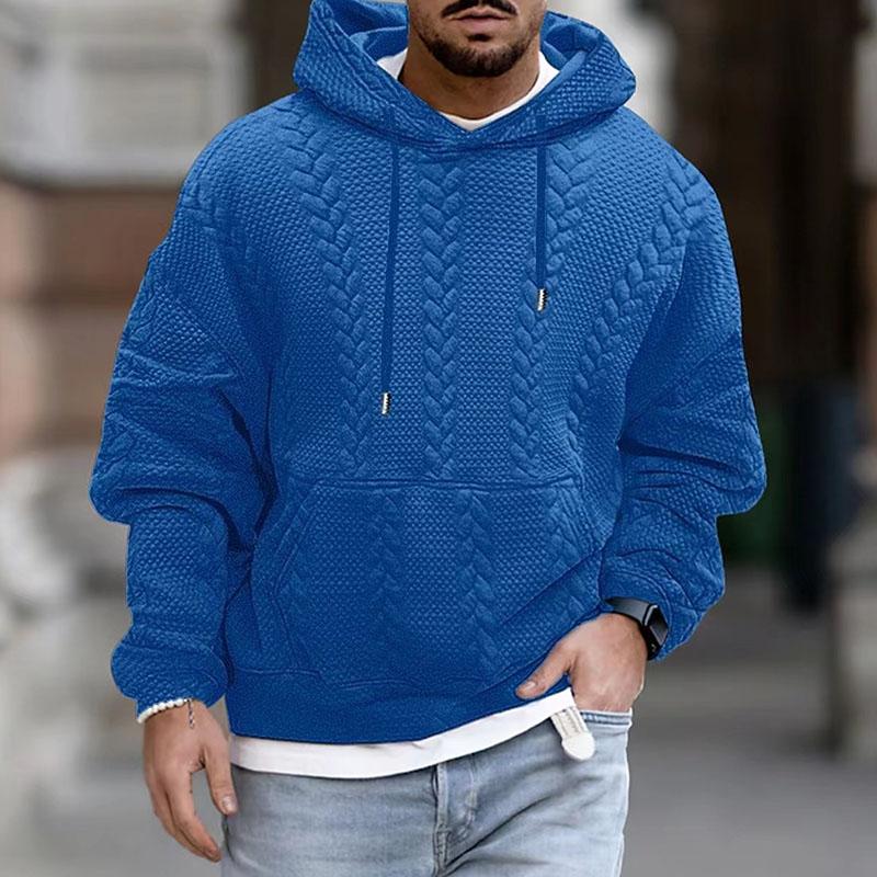 Men’s Printed Hoodie in Relaxed Streetwear Style | Casual Knit Sweatshirt