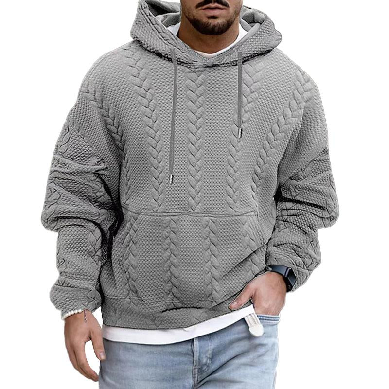 Men’s Printed Hoodie in Relaxed Streetwear Style | Casual Knit Sweatshirt