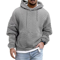 Men’s Printed Hoodie in Relaxed Streetwear Style | Casual Knit Sweatshirt