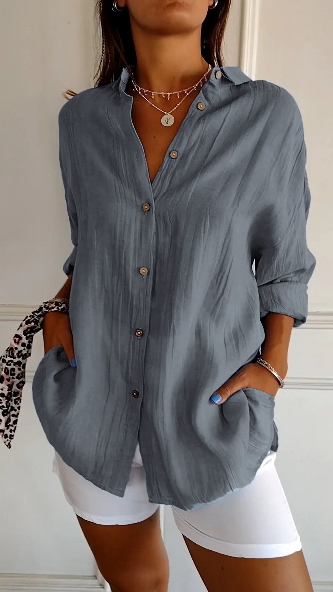 Button Down Shirt for Women | Summer Style | Casual Fit