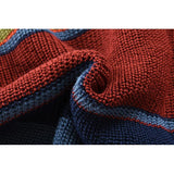 Men’s Knitted Cardigan with Lapel Collar in Colourblock Style | Smart Casual Jumper