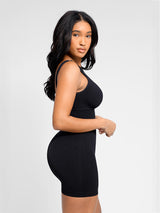 Wholesale Round Neck Seamless Sexy U Back Shape Shapewear with Removable Cups