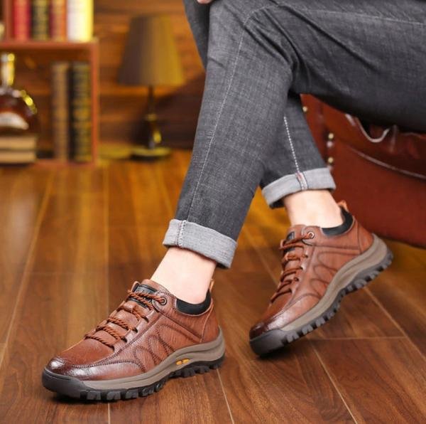 Men’s Outdoor Shoes | Waterproof Comfortable Footwear | Orthopedic Support | Casual All-Weather Design