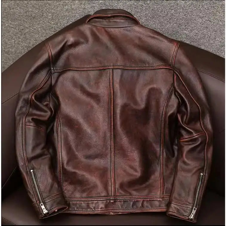 Unisex Classic Leather Jacket | Tailored Fit | Timeless Outerwear