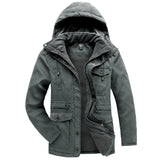 Men’s Winter Jacket with Fleece Lining and Hood | Warm Waterproof Coat