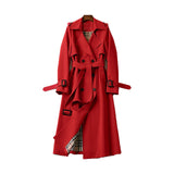 Women’s Belted Trench Coat | Double-Breasted Design | Longline Fit | Transitional Outerwear