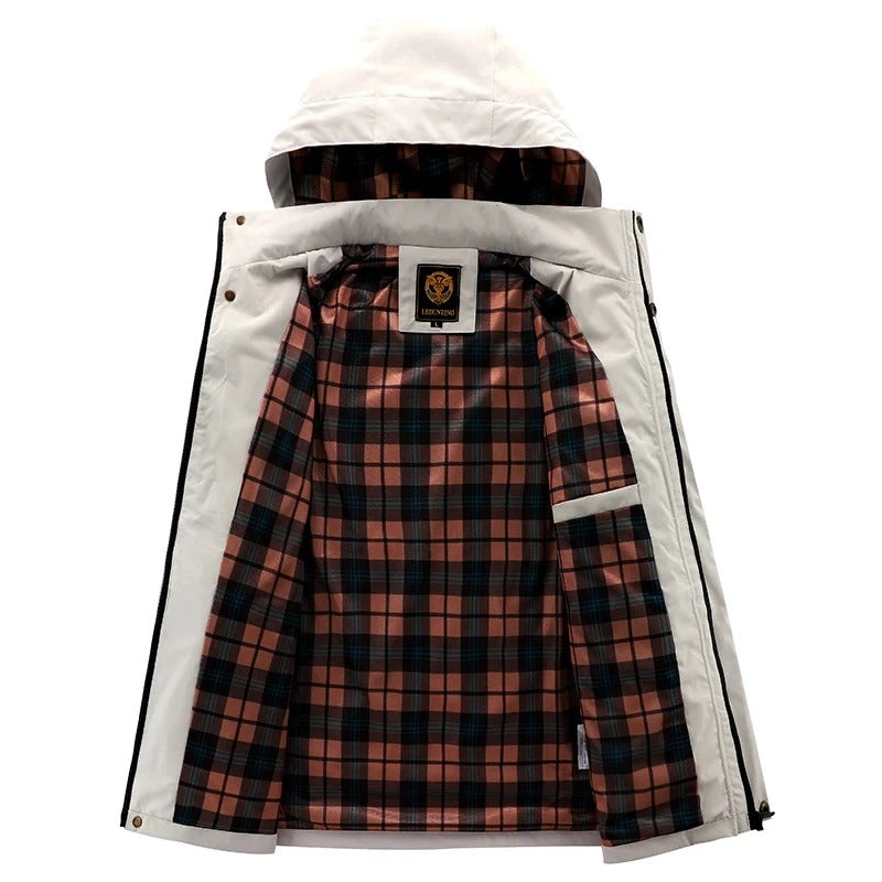 Men’s Winter Jacket with Hood in Durable Outdoor Style | Waterproof Warm Coat