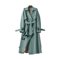 Women’s Belted Trench Coat | Double-Breasted Design | Longline Fit | Transitional Outerwear