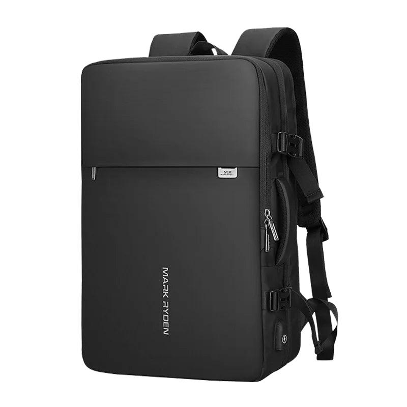 Expandable Laptop Backpack | Water-Resistant Oxford Fabric | USB Charging Port | Travel-Friendly Design