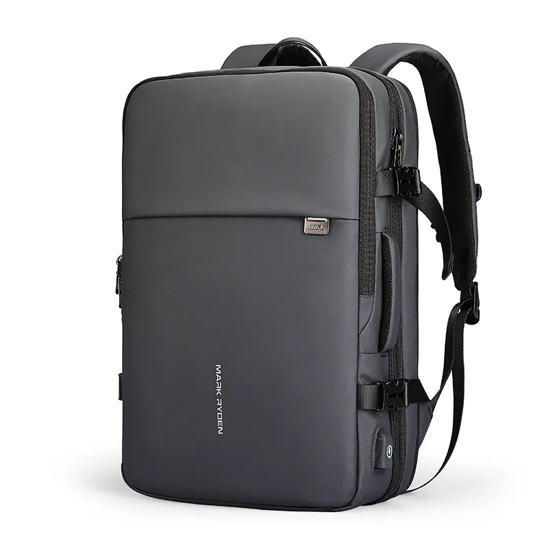 Expandable Laptop Backpack | Water-Resistant Oxford Fabric | USB Charging Port | Travel-Friendly Design