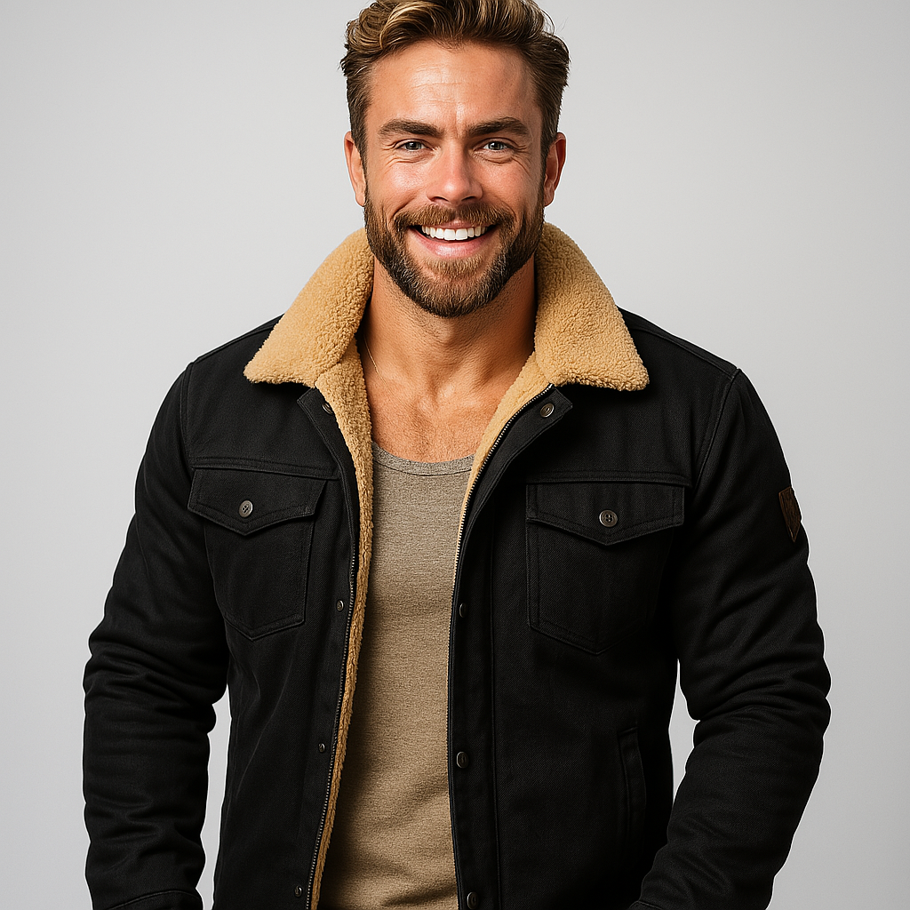 Men’s Bomber Jacket in Thermal Windproof Style | Stylish Winter Outerwear