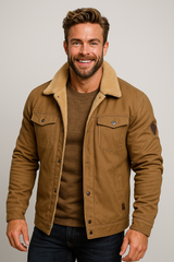 Men’s Bomber Jacket in Thermal Windproof Style | Stylish Winter Outerwear