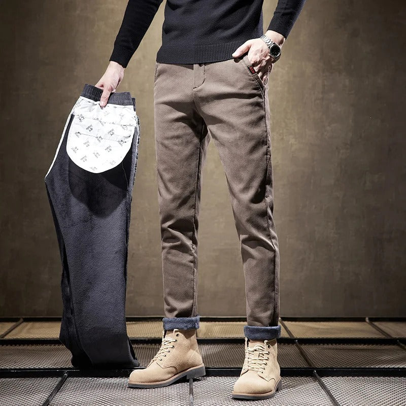 Men’s Fleece Pants in Straight Casual Fit | Warm Joggers for Everyday Comfort