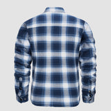 Men’s Quilted Flannel Jacket in Padded Casual Fit | Warm All-Season Shirt Coat