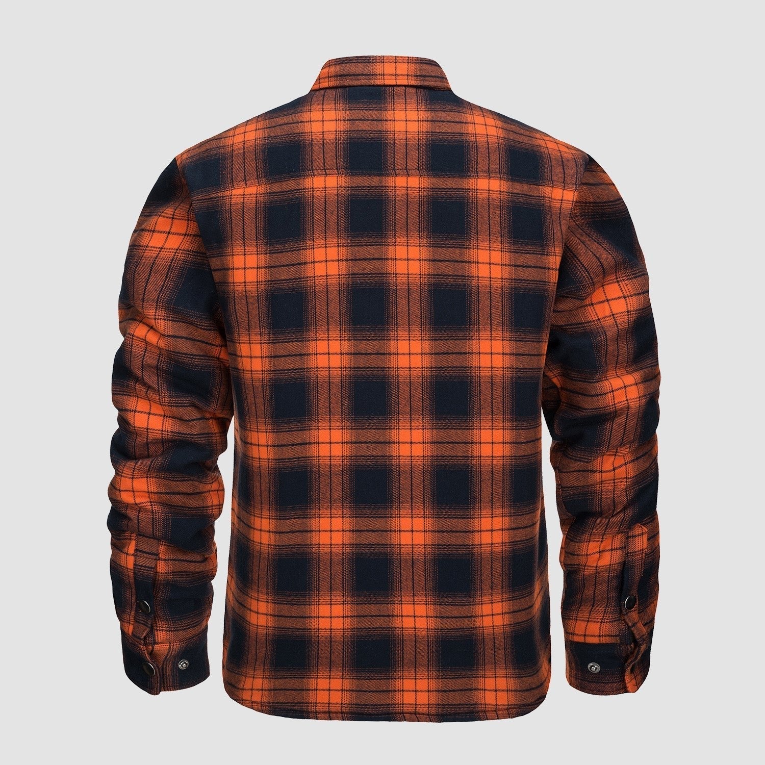 Men’s Quilted Flannel Jacket in Padded Casual Fit | Warm All-Season Shirt Coat