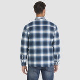Men’s Quilted Flannel Jacket in Padded Casual Fit | Warm All-Season Shirt Coat