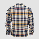 Men’s Quilted Flannel Jacket in Padded Casual Fit | Warm All-Season Shirt Coat