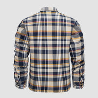 Men’s Quilted Flannel Jacket in Padded Casual Fit | Warm All-Season Shirt Coat