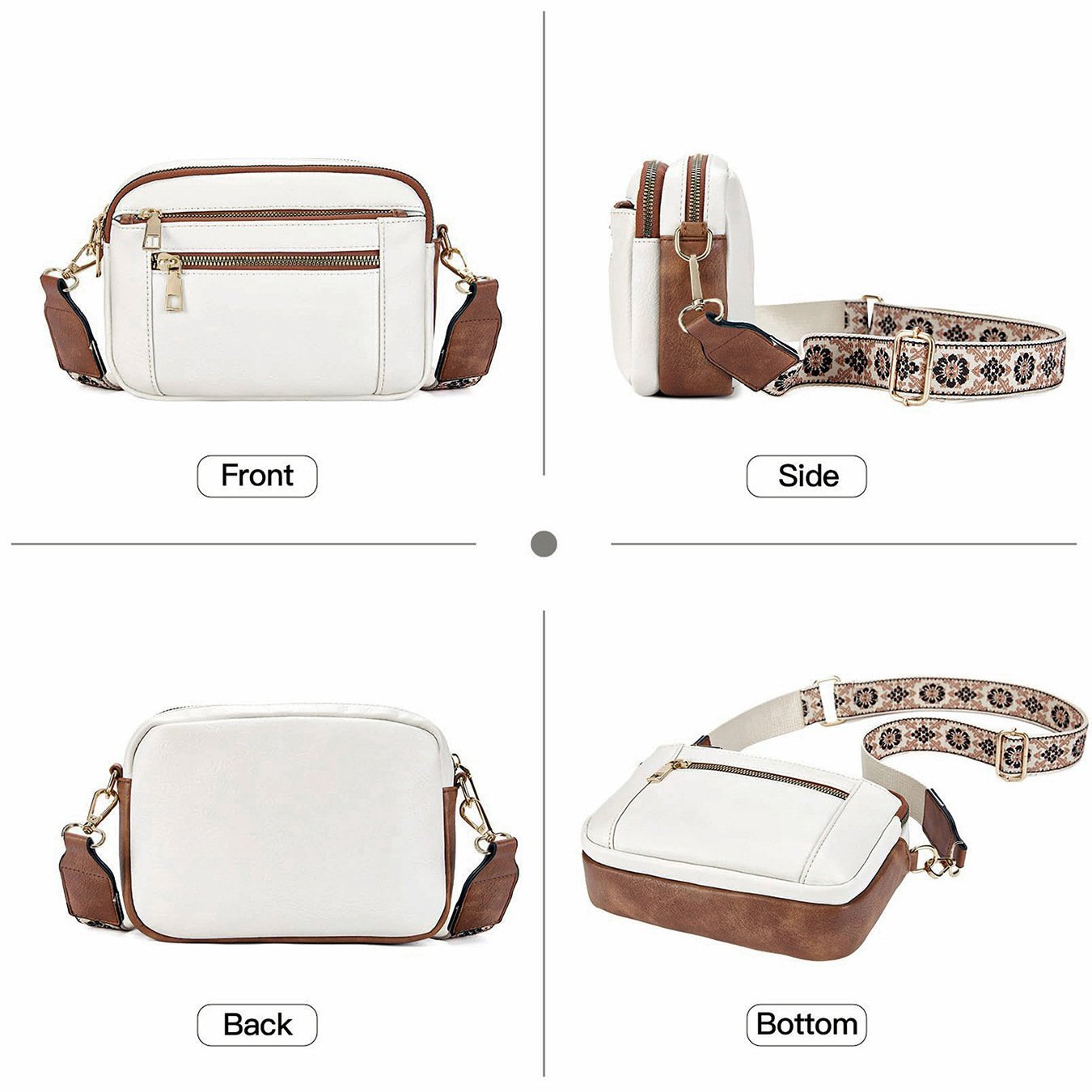 Women’s Shoulder Bag in Classic Crossbody Style | Spacious Everyday Handbag