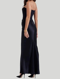 Women’s Strapless Maxi Dress in Elegant Evening Style | Formal Occasion Dress