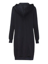 Women’s Long Zip Hoodie in Relaxed Fit Style | Casual Layering Sweatshirt