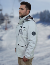 Men’s Waterproof Winter Jacket with Removable Hood | Warm All-Weather Coat