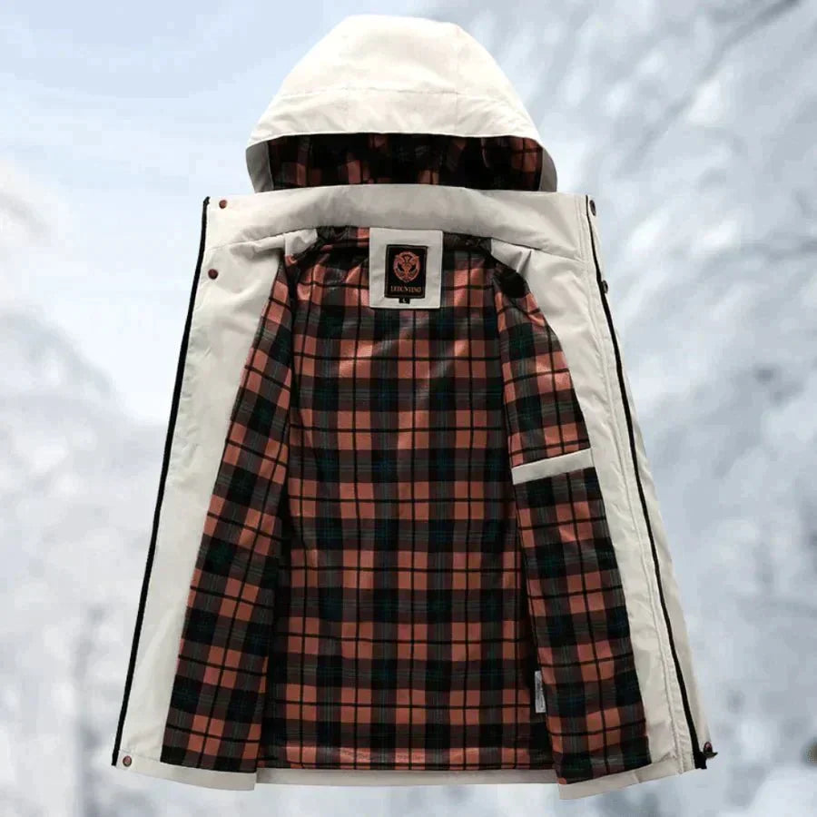 Men’s Waterproof Winter Jacket with Removable Hood | Warm All-Weather Coat