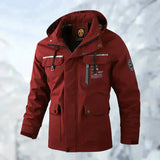 Men’s Waterproof Winter Jacket with Removable Hood | Warm All-Weather Coat